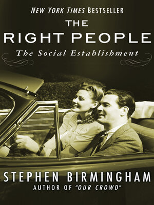 cover image of The Right People